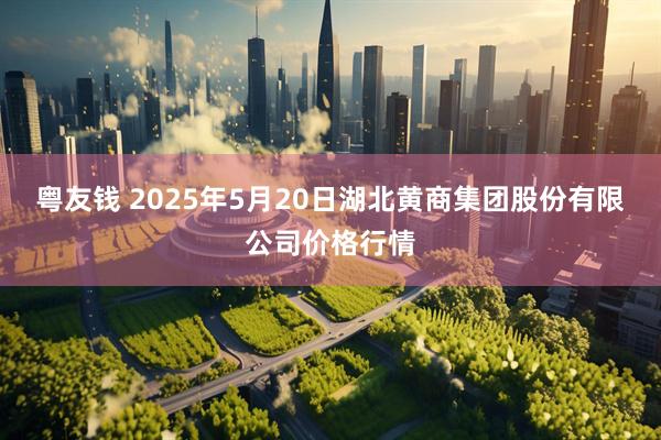 粤友钱 2025年5月20日湖北黄商集团股份有限公司价格行情